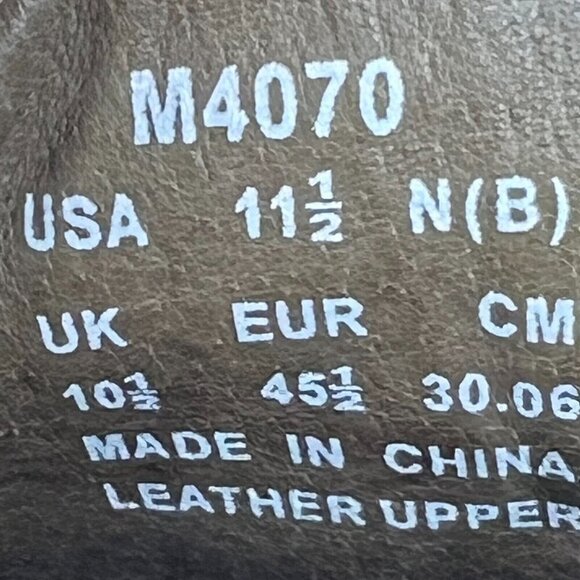 Propet Villager Mens M4070 Brown Leather Lace Up Nubuck Size 11.5 Casual Shoes - Picture 9 of 9